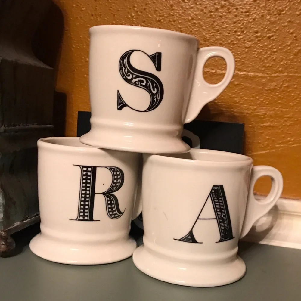 Anthropologie Monogram Mug